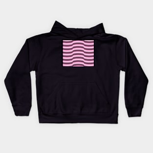 Op Art Blush Pink Kids Hoodie